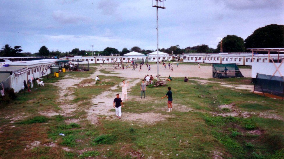 Asylbewerber auf Nauru im Jahr 2003