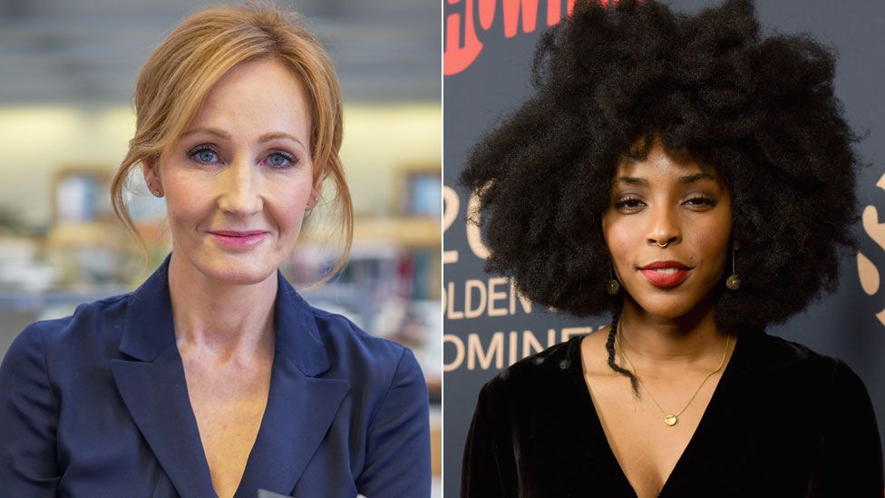 JK Rowling and Jessica Williams