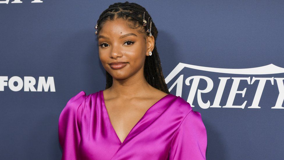 Halle Bailey responds to Little Mermaid criticism after Ariel casting - BBC  News