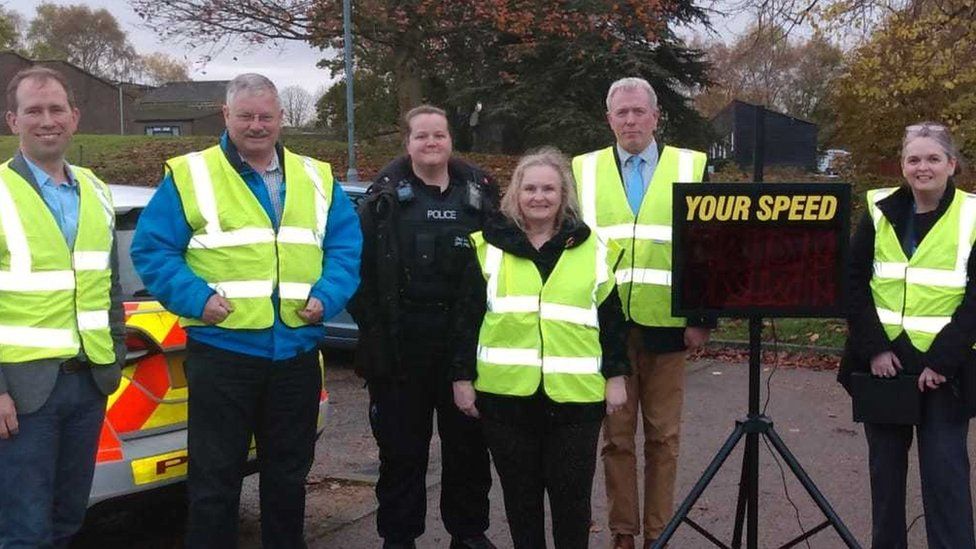 Community speed watch members in Bracknell