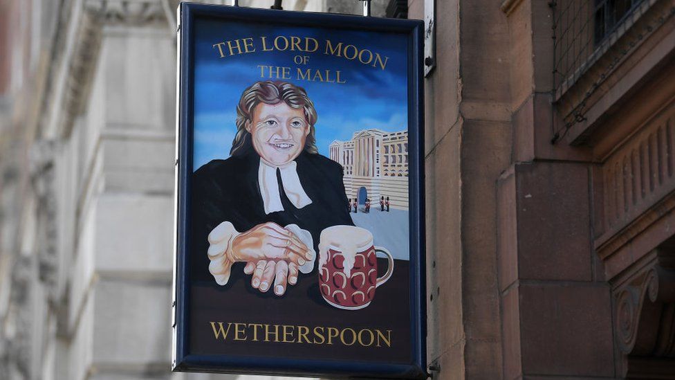 Wetherspoon sign