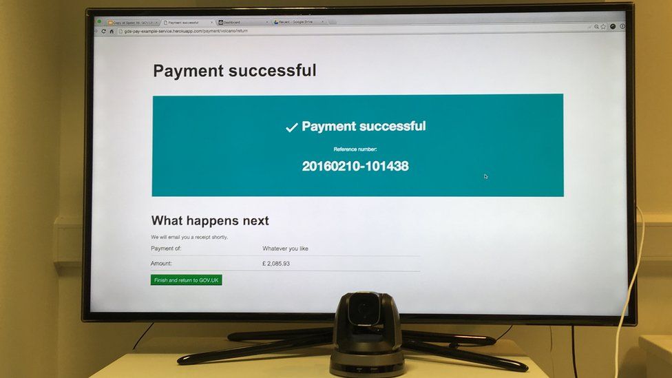 Screen says "Payment successful"