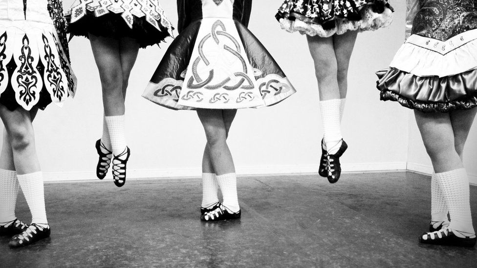 Irish dancers feet