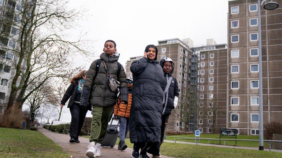 These blocks of flats were evacuated in Copenhagen because the housing company said they were too unstable