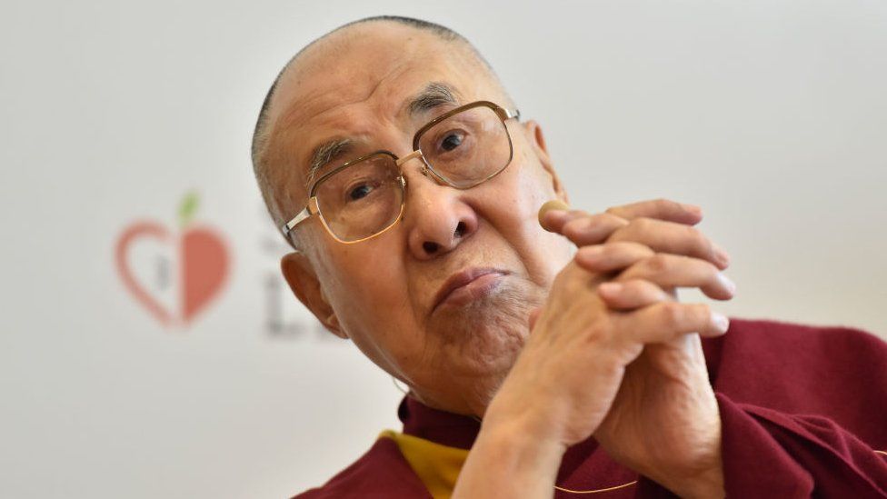 Image shows the Dalai Lama