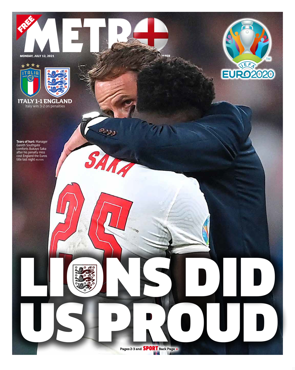 The Metro 12 July 2021