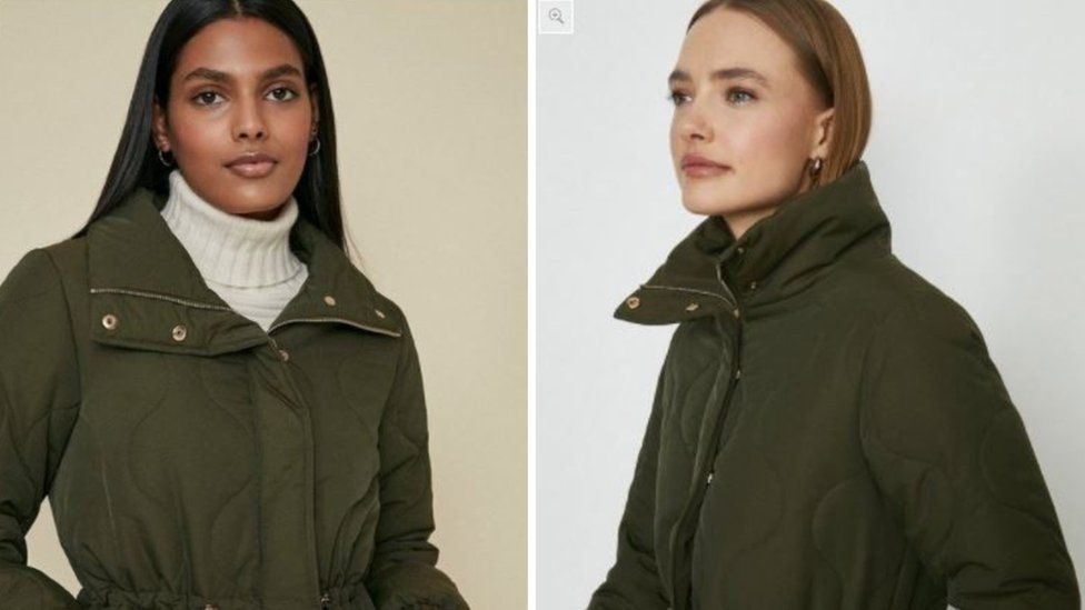Coats on the website