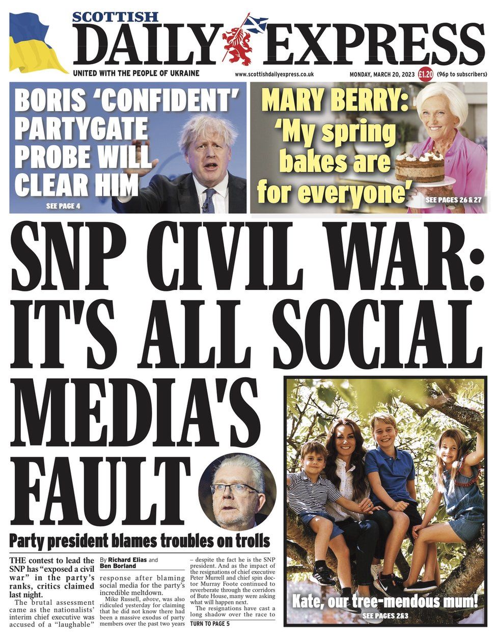 Scotland's papers SNP in 'mess' over leadership contest BBC News