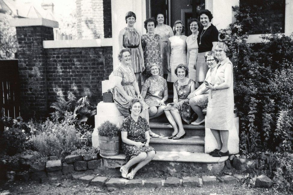Gilmore House students in 1969