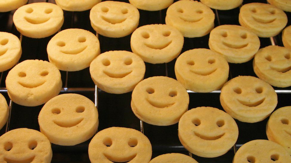 Potato smiley faces