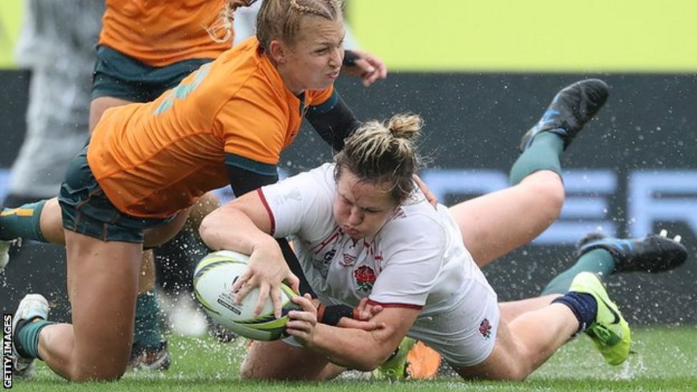 Rugby World Cup: England 41-5 Australia - Marlie Packer hat-trick as ...