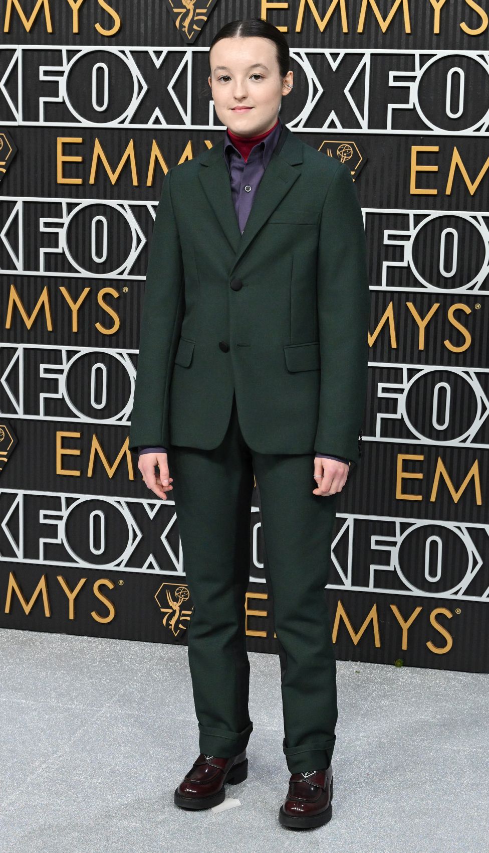 Bella Ramsey at the 75th Primetime Emmy Awards held at the Peacock Theater on January 15, 2024 in Los Angeles