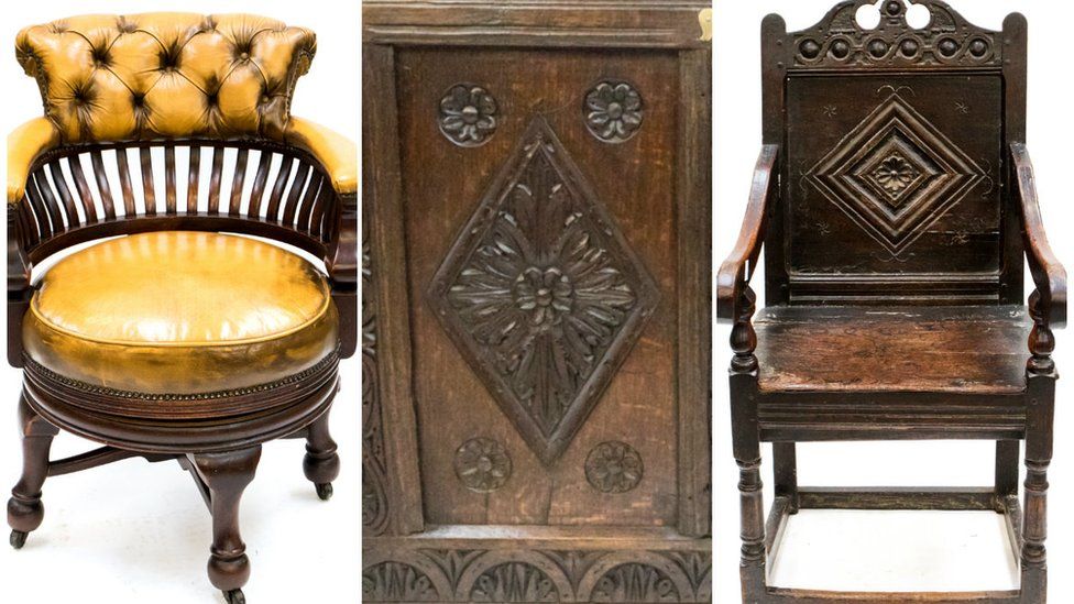 Chairs and furniture from the sale