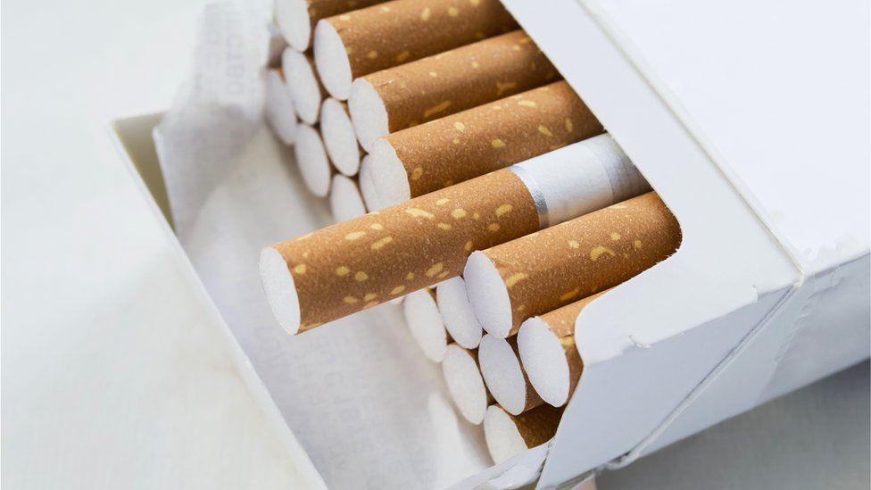 stock image of cigarettes