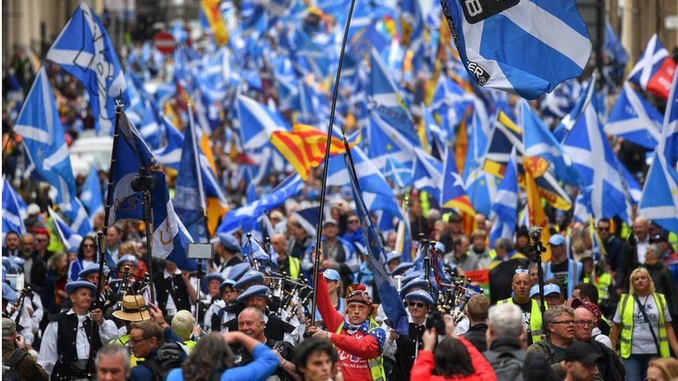 All Under One Banner march in Glasgow