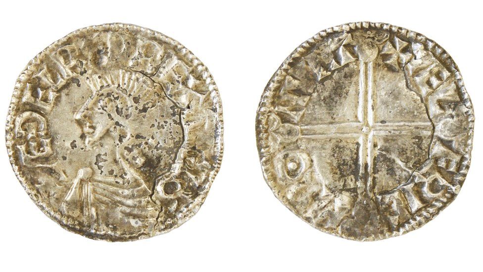 Coin from Ethelred the Unready's reign