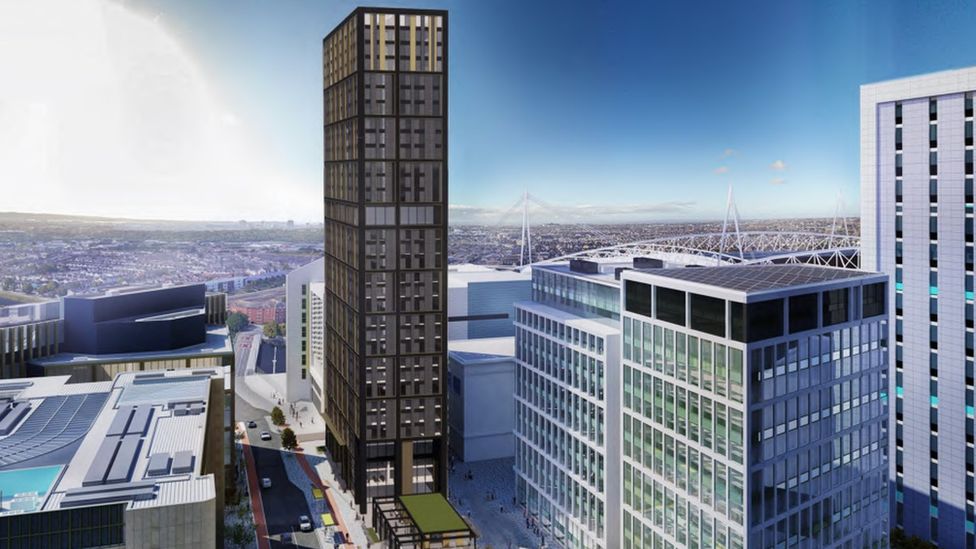 cardiff-plans-for-the-tallest-building-in-wales-approved-bbc-news