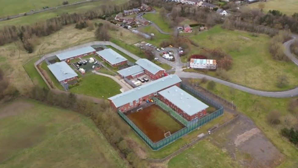 Aerial view of Derwentside Immigration Removal Centre