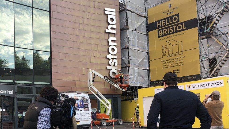 Colston Hall name being removed
