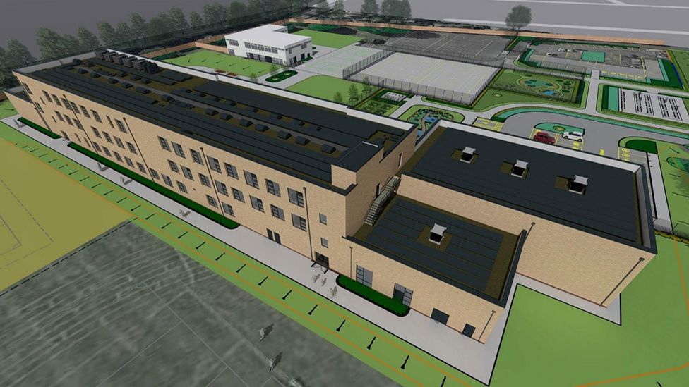 Artist's impression of new building