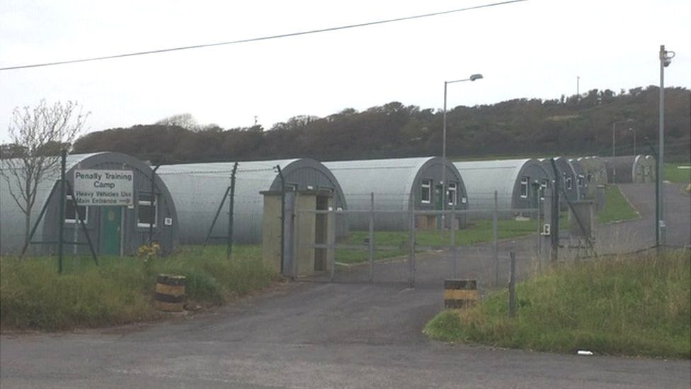 There are plans to house asylum seekers at a military training camp in Pembrokeshire