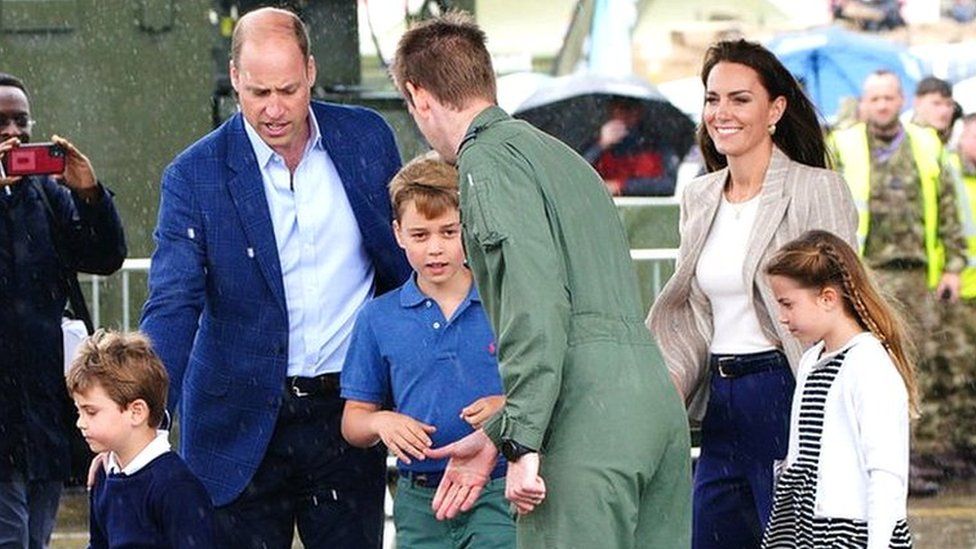 Prince William and his family