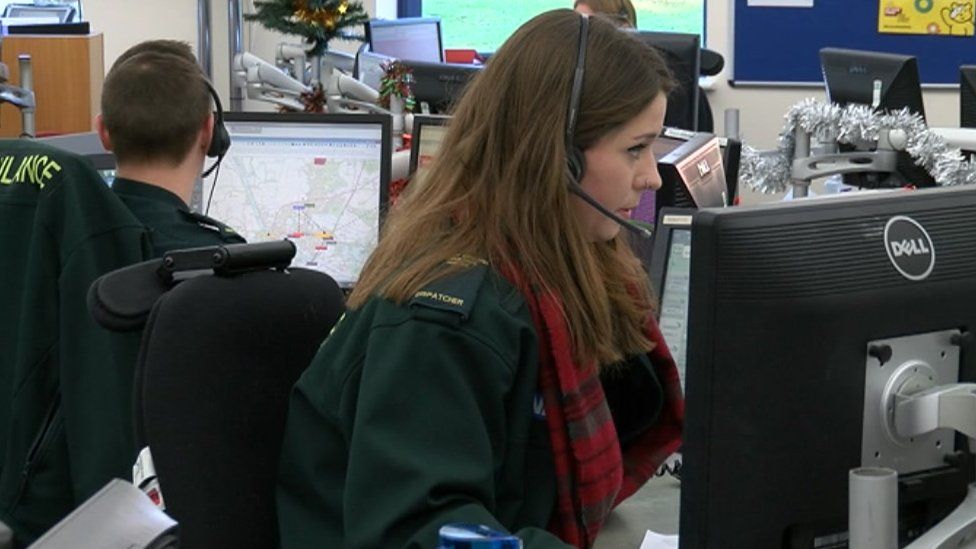 Phone answerers at East of England Ambulance Service