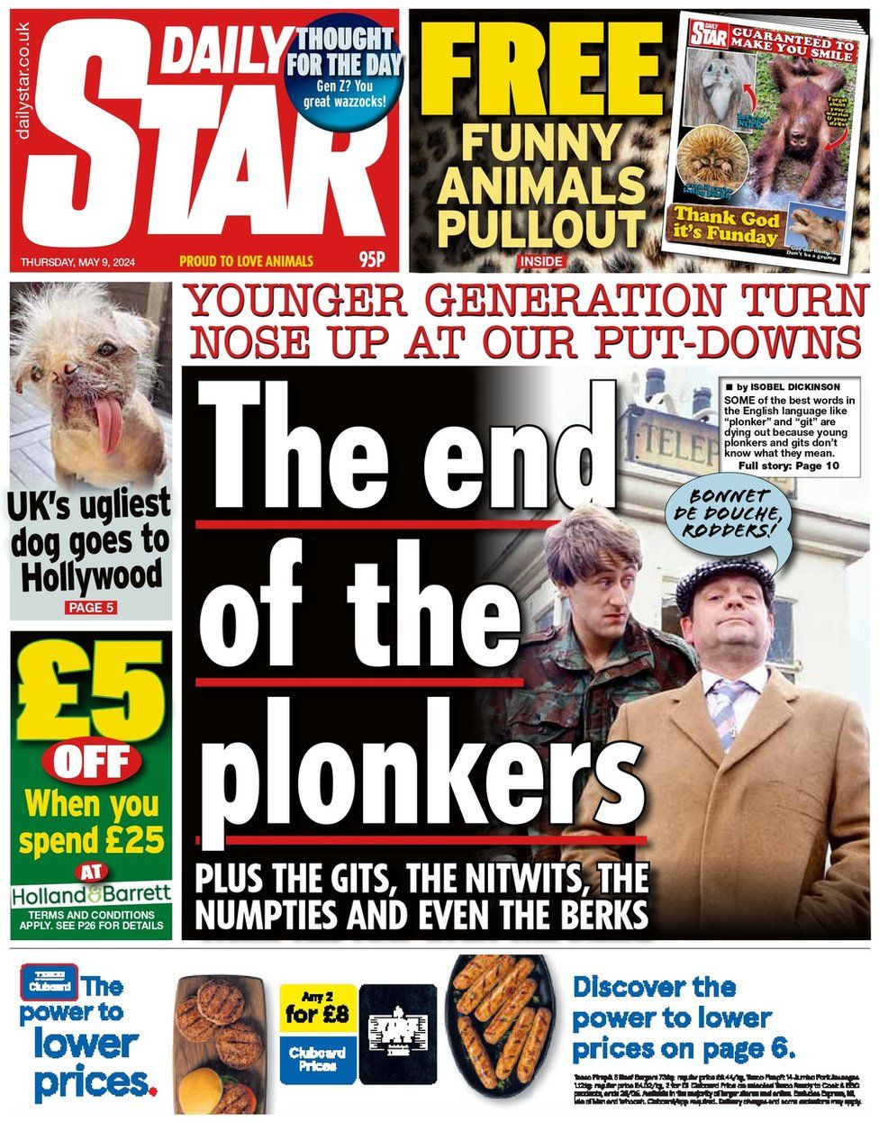 The Daily Star front page