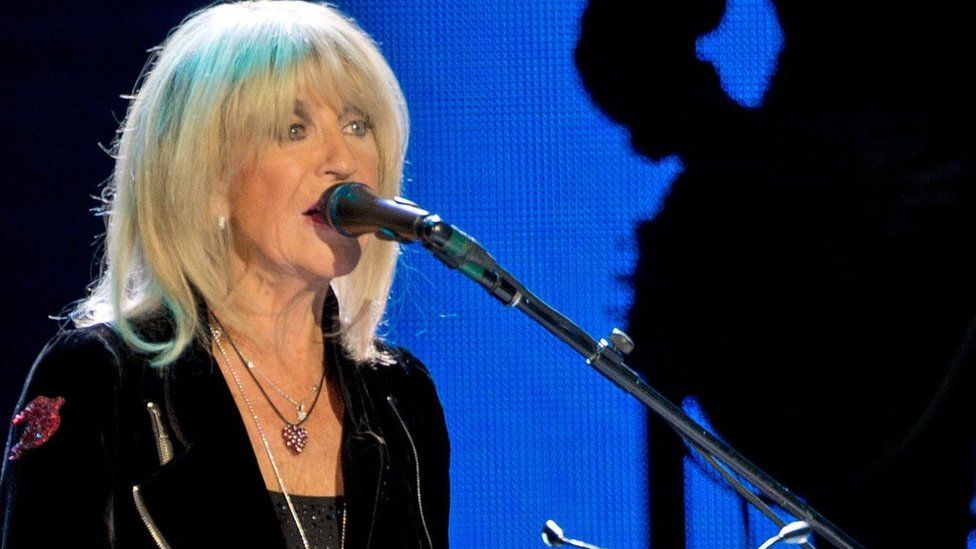 Christine McVie performs at the O2 Arena in London