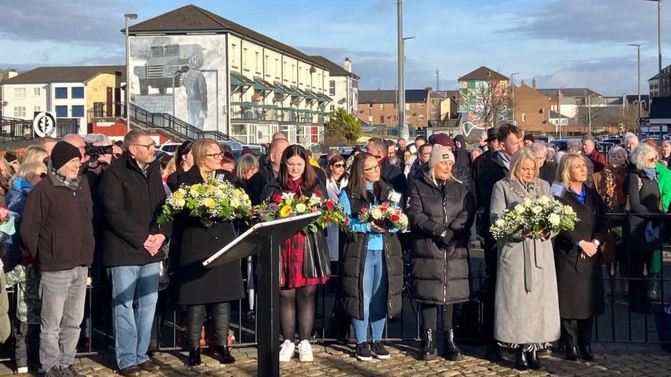 People in attendance at Bloody Sunday commemoration event
