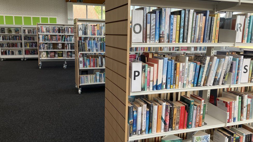 Inside Beccles Library