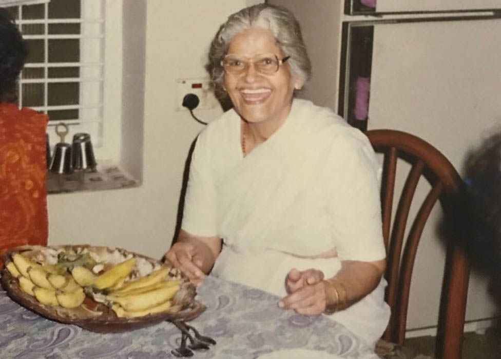 Megha Mohan's grandmother