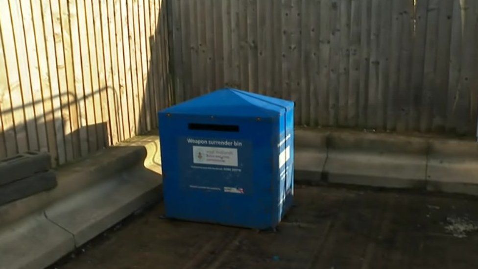 Family of James Brindley campaigns for knife bins across Walsall BBC News