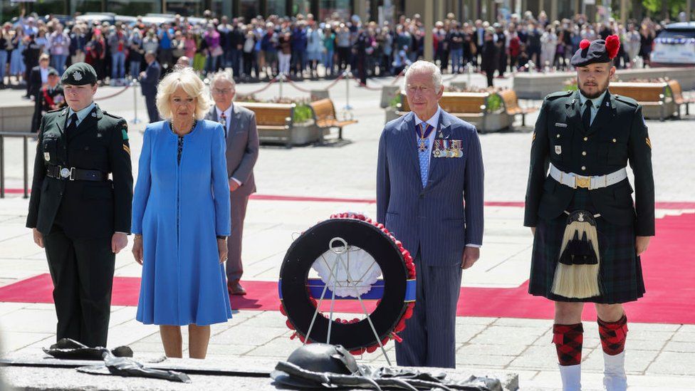 The Prince of Wales and the Duchess of Cornwall on 18 May