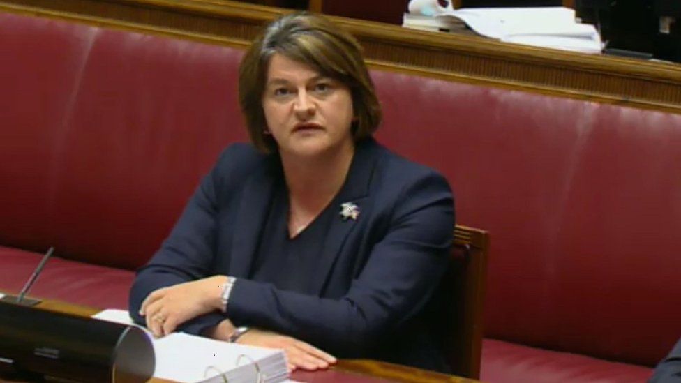 Arlene Foster giving evidence to RHI Inquiry