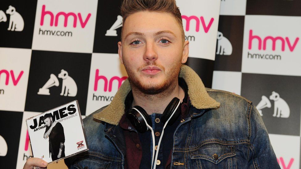 James Arthur with his X Factor single, Impossible