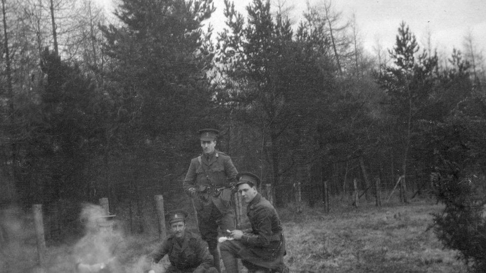 The Somme: Pictures show training for the battle at Clandeboye in ...