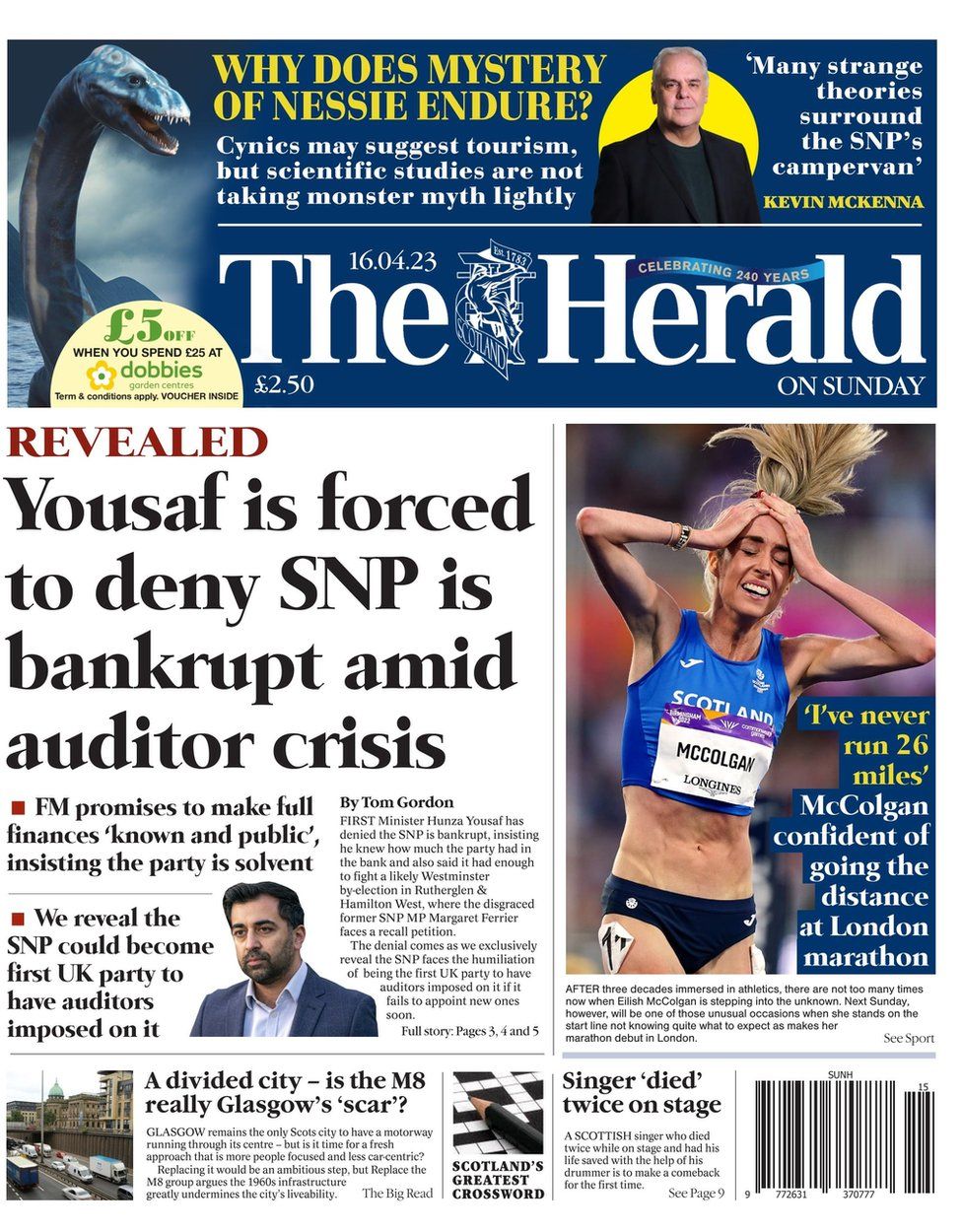 Scotland's papers: SNP 'cash crisis' and Grand National triumph - BBC News