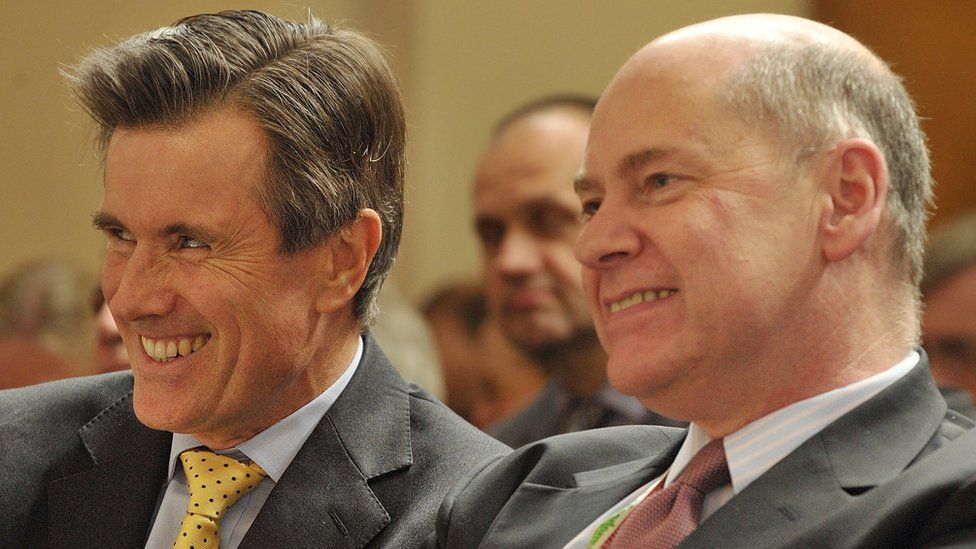 Sir John Sawers (left) and Lord Evans