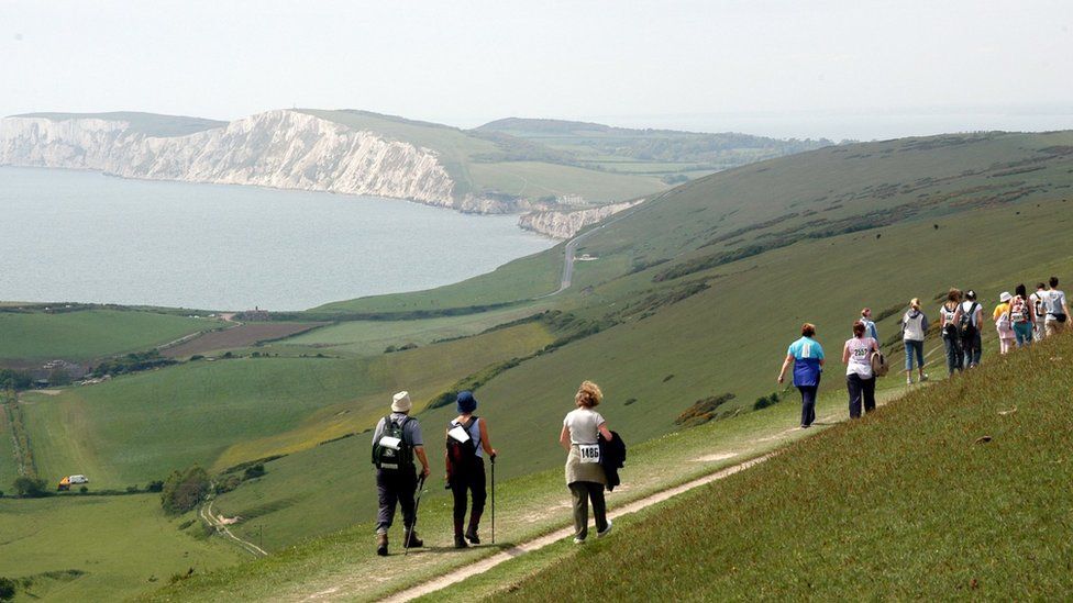 Walking on isle of Wight