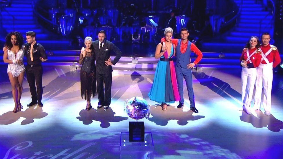 The Strictly Come Dancing finalists