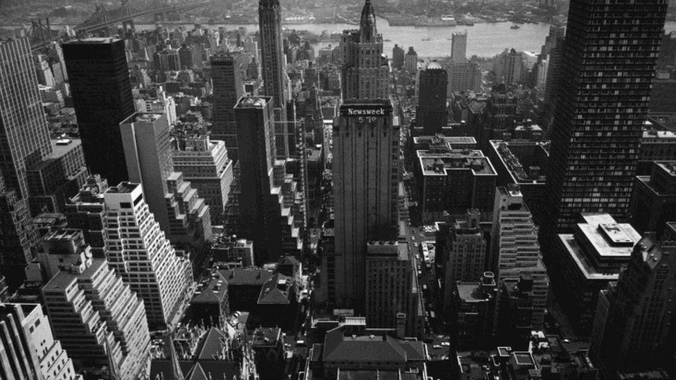 New York skyline 1960