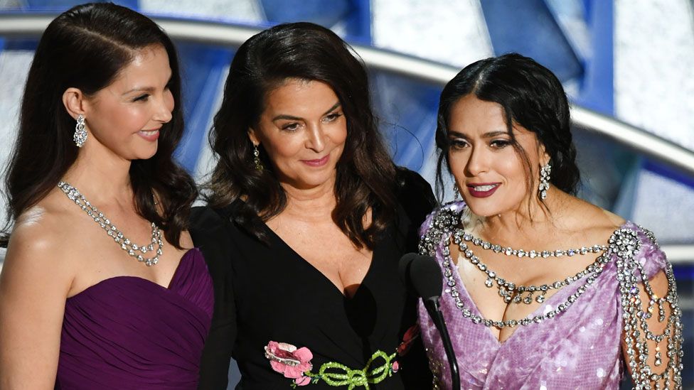 Ashley Judd, Annabella Sciorra and Salma Hayek