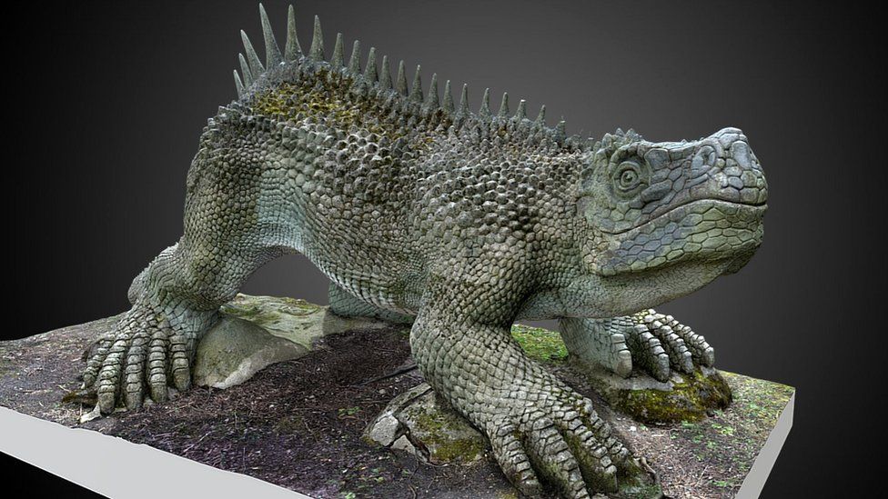 3D model of the Crystal Palace Hylaeosaurus