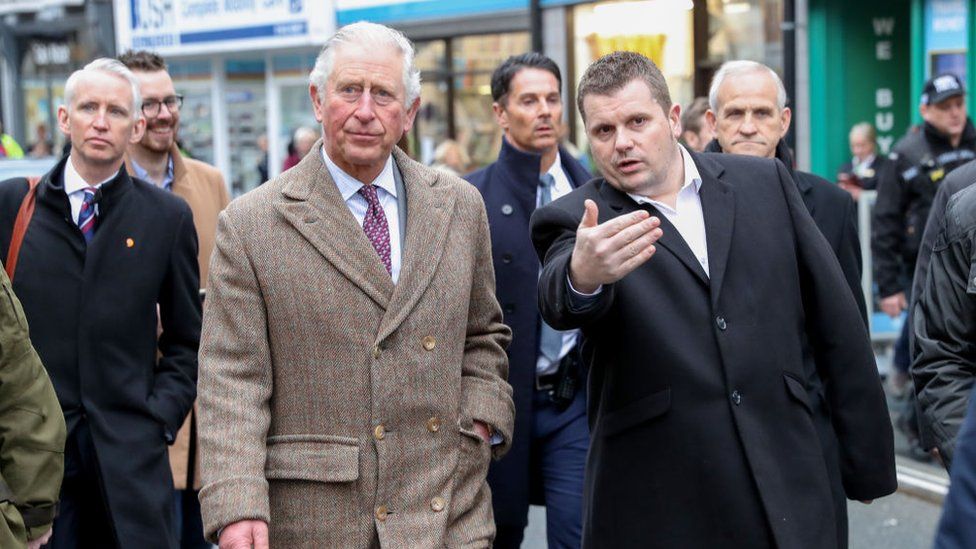 Prince Charles and Andrew Morgan