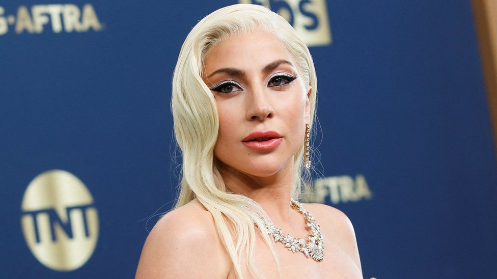 Lady Gaga pictured at the Screen Actors Guild (SAG) Awards last month