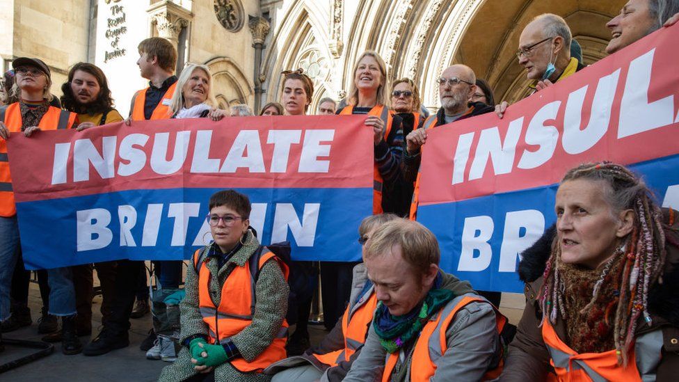 Insulate Britain protestors last year
