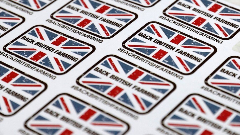 Back British Farmers stickers