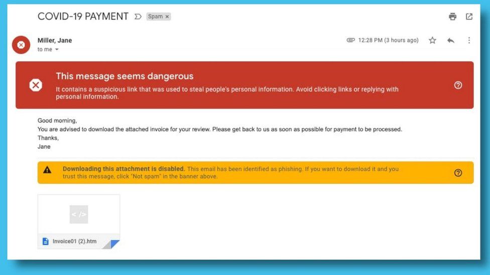 The public can now report suspicious emails to the government
