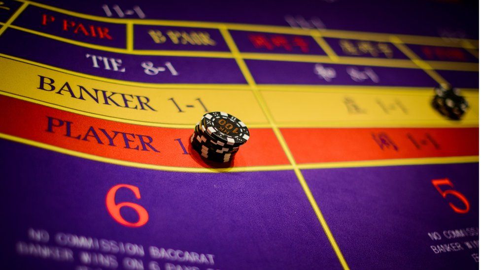 A gambling table